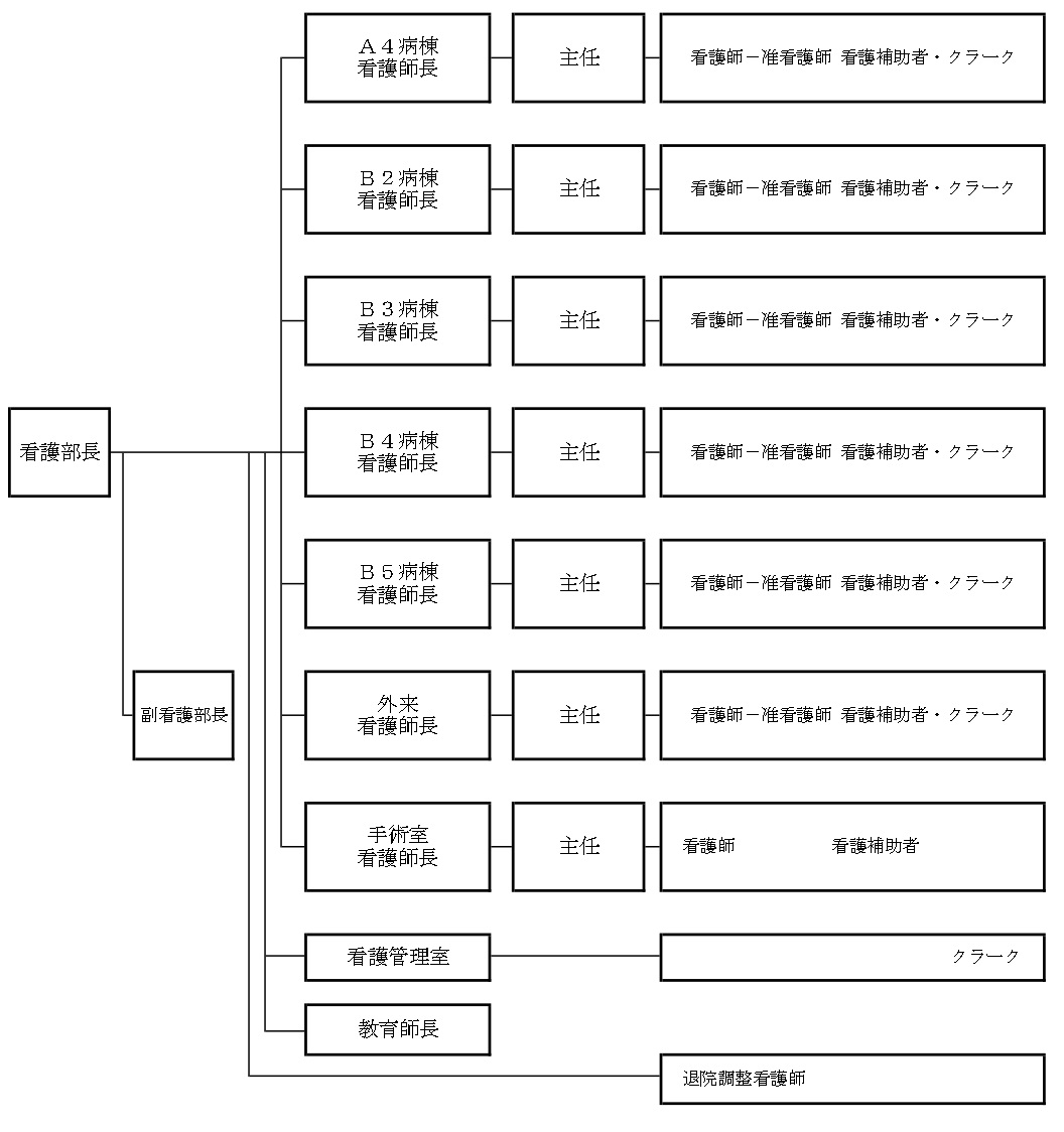 看護部の組織図